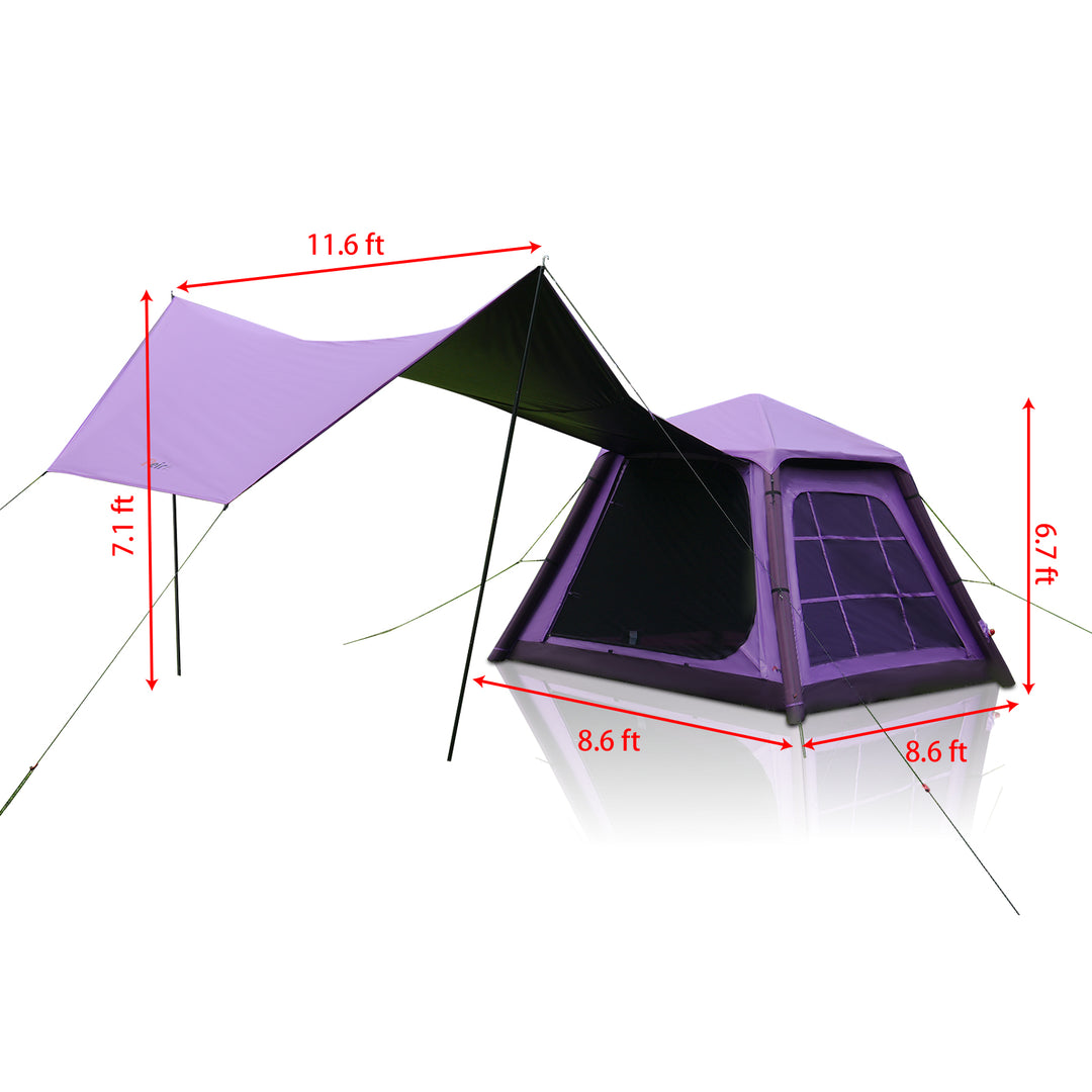 【NEW】Peirhw Inflatable Tent YUNYI Series No.22 Violet