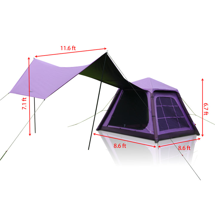 【NEW】Peirhw Inflatable Tent YUNYI Series No.22 Violet