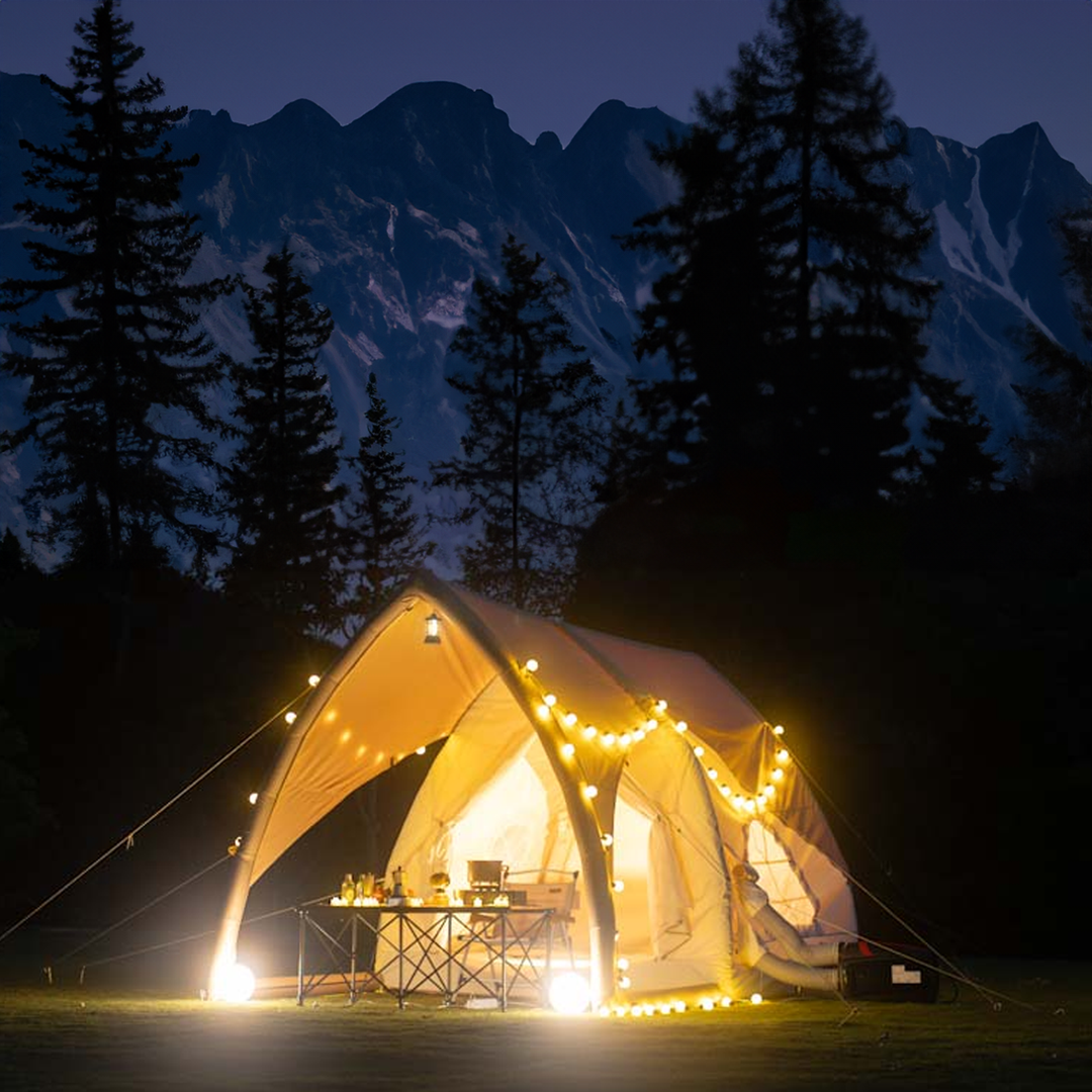 Peirhw Inflatable House Tent - Starry Night Love