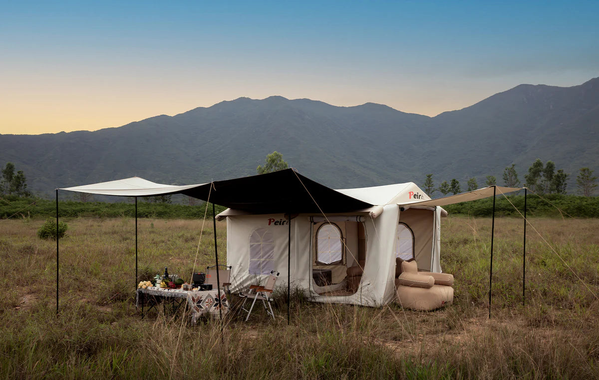 What is the difference between camping tent and glamping tent?