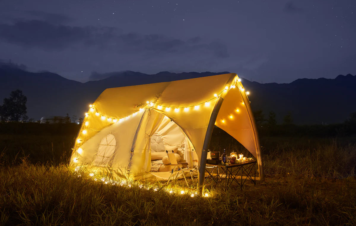 What is glamping?