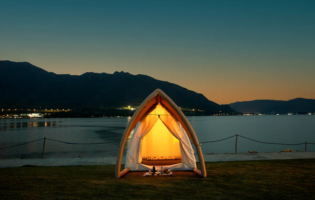 Why are inflatable tents so heavy?