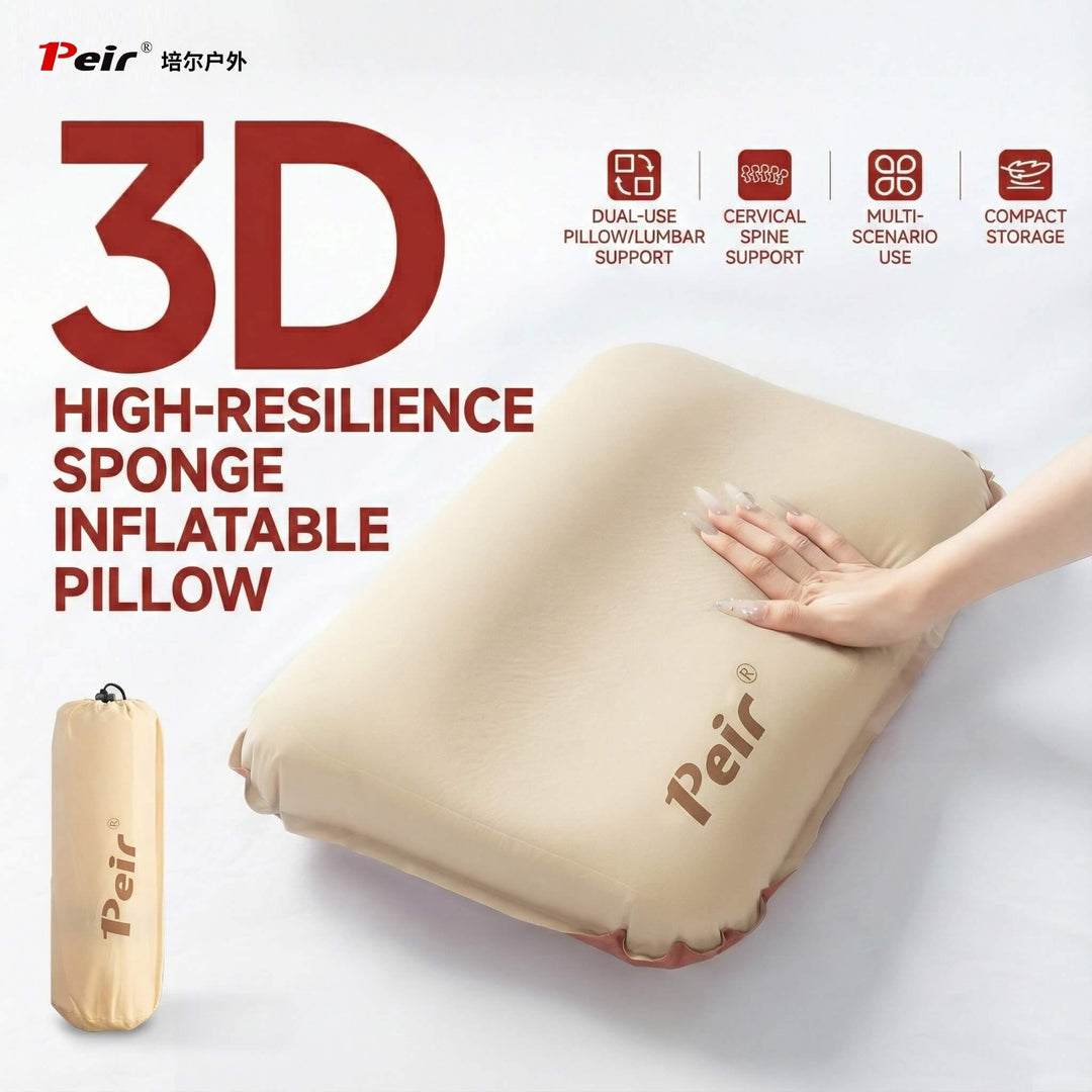 Peirhw Self-Inflating Camping Pillow