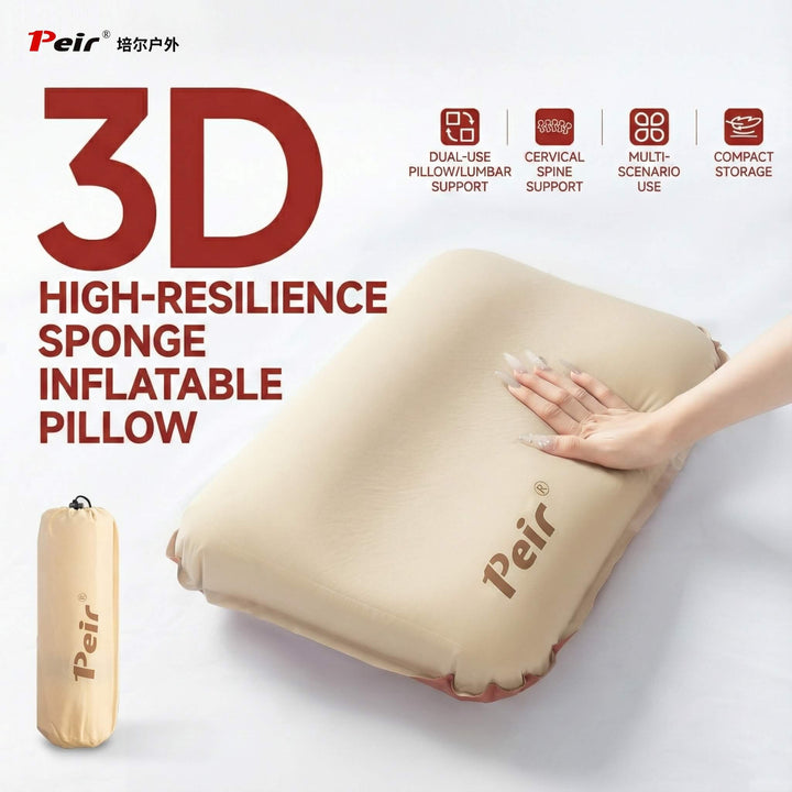 Peirhw Self-Inflating Camping Pillow