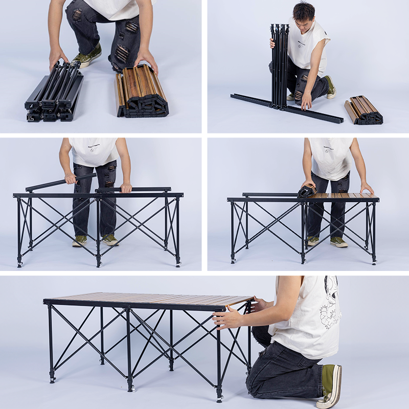 Peirhw Folding Camping Table