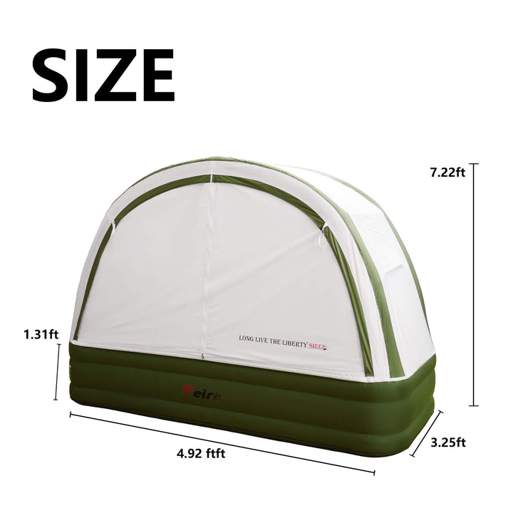 Peirhw Liberty Sleep Inflatable Tent Bed for One Person