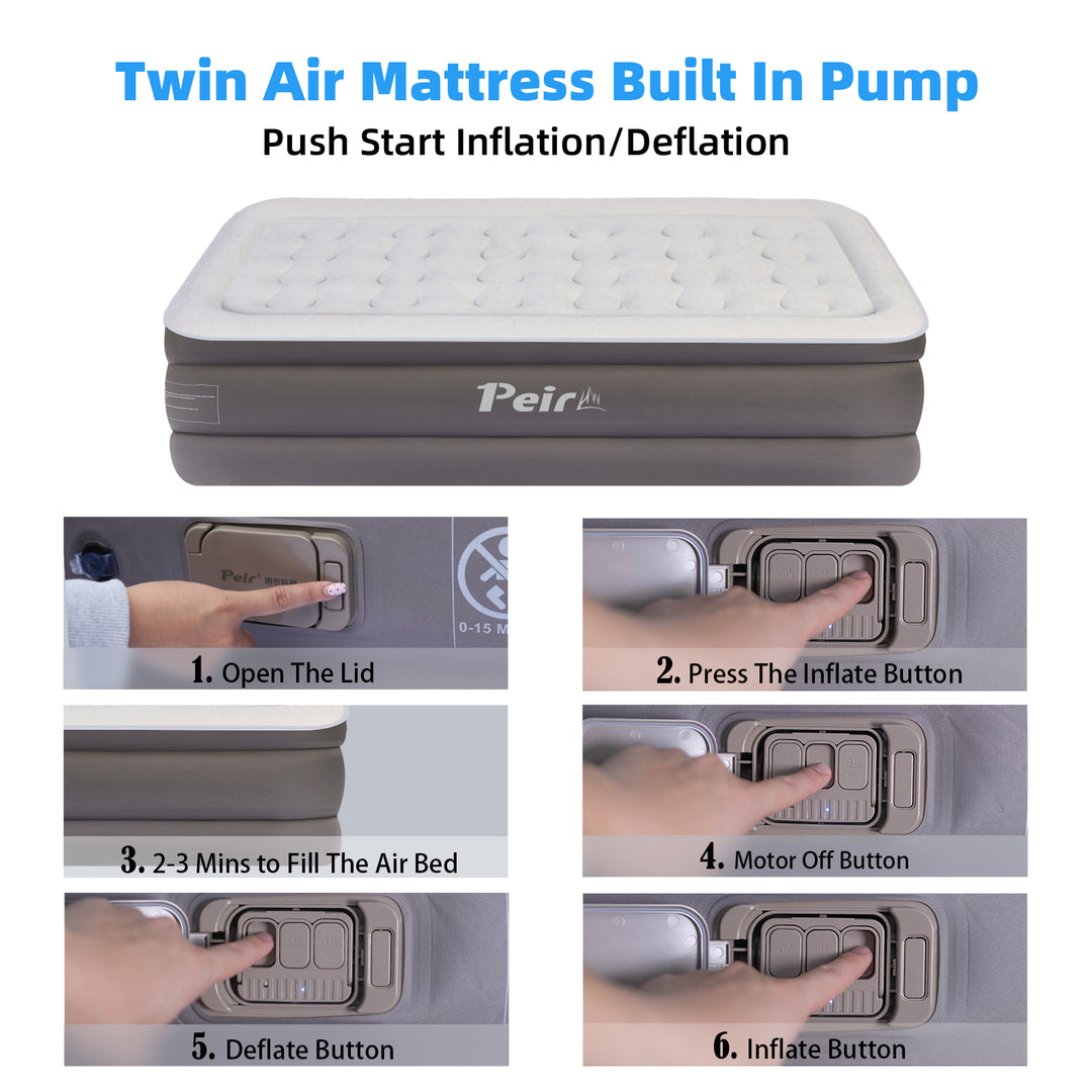 Peirhw Air Mattress (17" Twin Type)