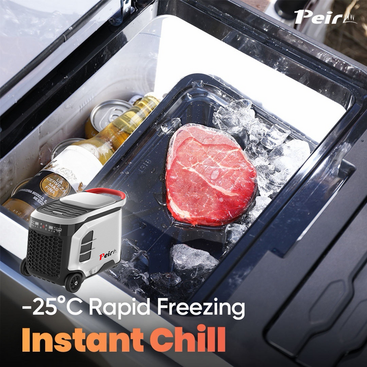 Peirhw 2-in-1 Portable Outdoor Air Conditioner & Freezer