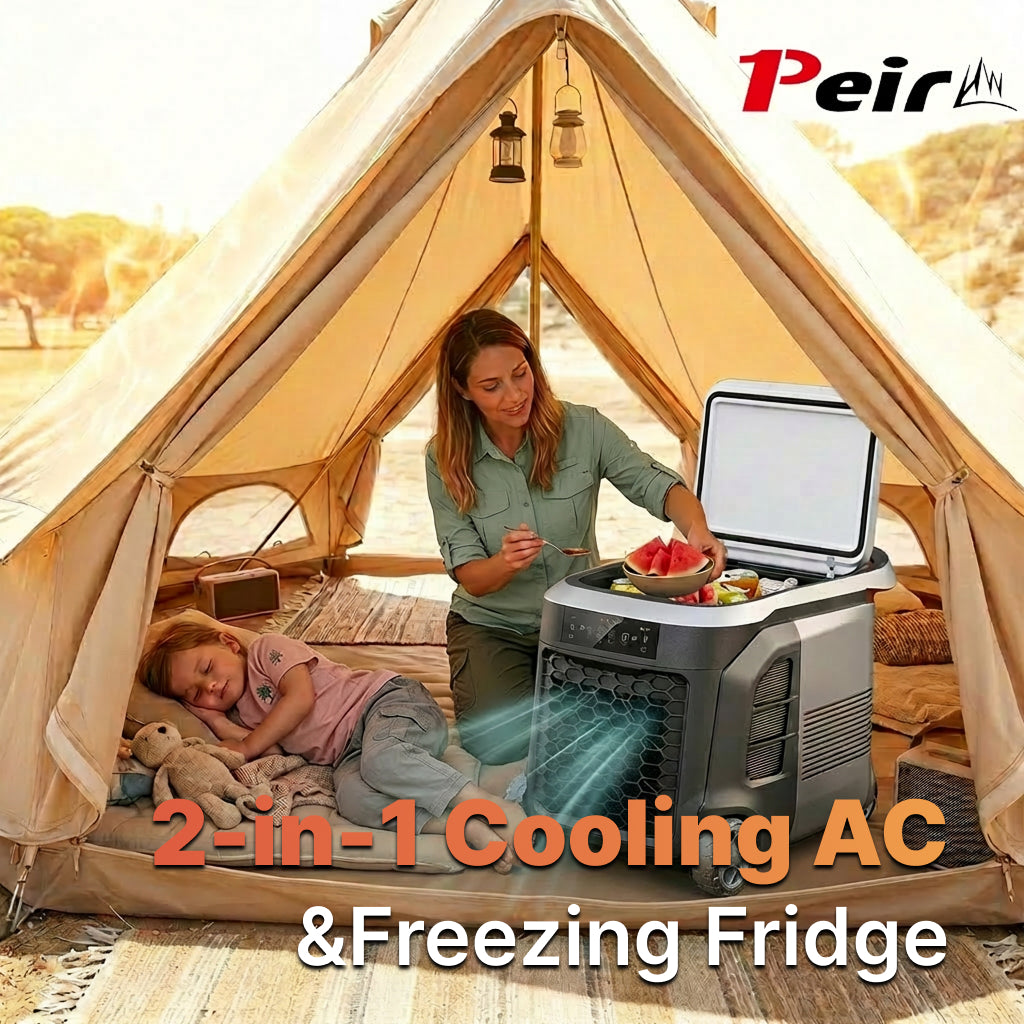 Peirhw 2-in-1 Portable Outdoor Air Conditioner & Freezer